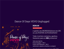 Tablet Screenshot of danceofdays.com.br